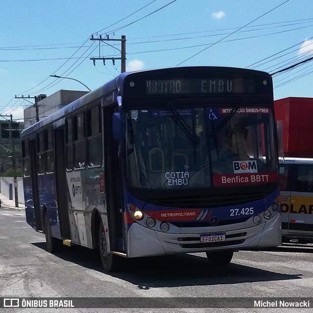 BBTT - Benfica Barueri Transporte e Turismo 27.425 na cidade de Itapevi, São Paulo, Brasil, por Michel Nowacki. Número da foto: #8392655.