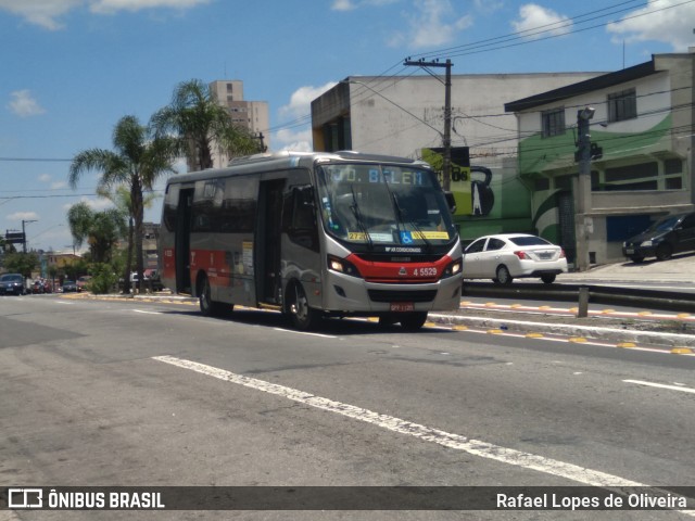 Allibus Transportes 4 5529 na cidade de São Paulo, São Paulo, Brasil, por Rafael Lopes de Oliveira. Número da foto: #8391283.