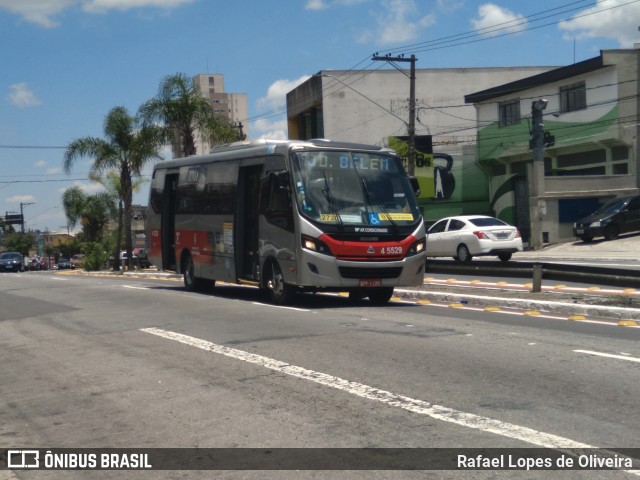 Allibus Transportes 4 5529 na cidade de São Paulo, São Paulo, Brasil, por Rafael Lopes de Oliveira. ID da foto: 8391283.