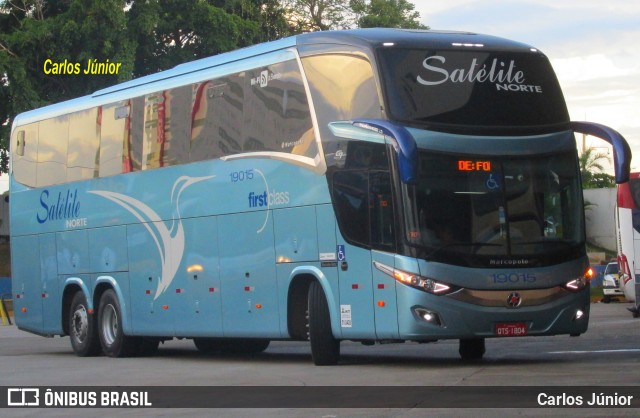 Expresso Satélite Norte 19015 na cidade de Goiânia, Goiás, Brasil, por Carlos Júnior. Número da foto: #8391425.