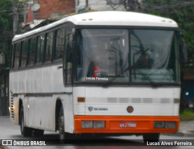 Ônibus Particulares GVJ-7890 na cidade de Nova Iguaçu, Rio de Janeiro, Brasil, por Lucas Alves Ferreira. ID da foto: 8390855.