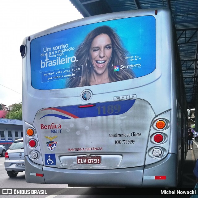 BBTT - Benfica Barueri Transporte e Turismo 1189 na cidade de Itapevi, São Paulo, Brasil, por Michel Nowacki. Número da foto: #8392563.