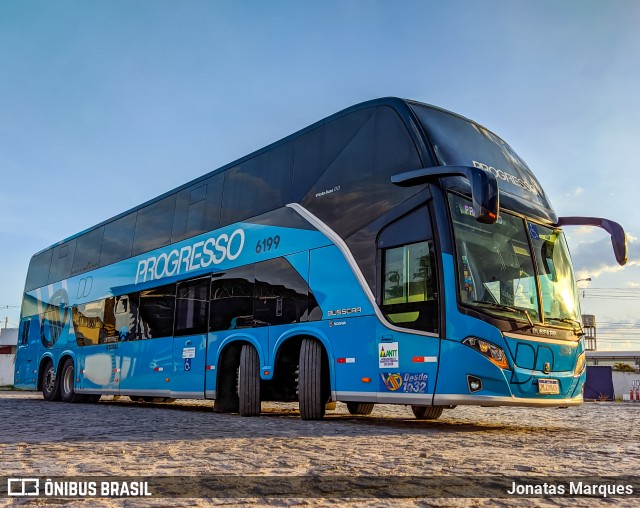 Auto Viação Progresso 6199 na cidade de Petrolina, Pernambuco, Brasil, por Jonatas Marques. ID da foto: 8392005.