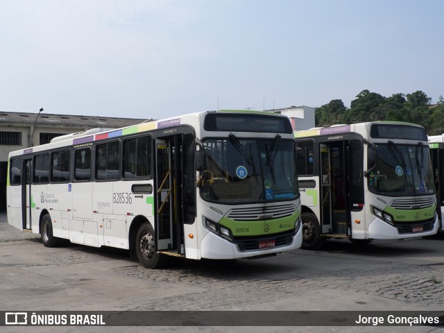 Viação Ideal B28536 na cidade de Rio de Janeiro, Rio de Janeiro, Brasil, por Jorge Gonçalves. Número da foto: #8392579.