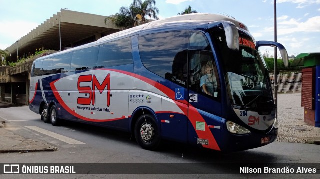 Transporte Coletivo Santa Maria 284 na cidade de Belo Horizonte, Minas Gerais, Brasil, por Nilson Brandão Alves. Número da foto: #8391469.