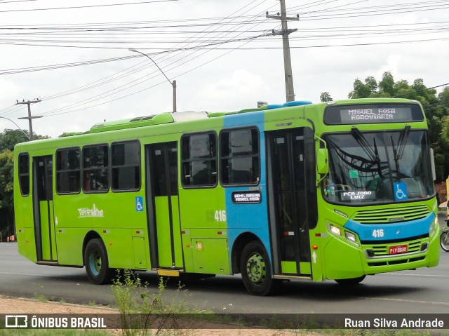 Taguatur - Taguatinga Transporte e Turismo 03416 na cidade de Teresina, Piauí, Brasil, por Ruan Silva Andrade. Número da foto: #8391271.