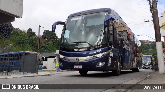 Viação Cometa 719648 na cidade de Santos, São Paulo, Brasil, por Davi Cesar. ID da foto: 8391896.