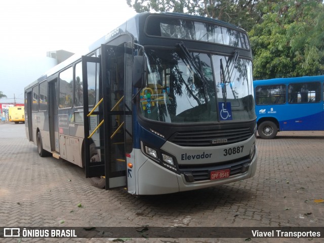 Bettania Ônibus 30887 na cidade de Belo Horizonte, Minas Gerais, Brasil, por Viavel Transportes. Número da foto: #8390410.