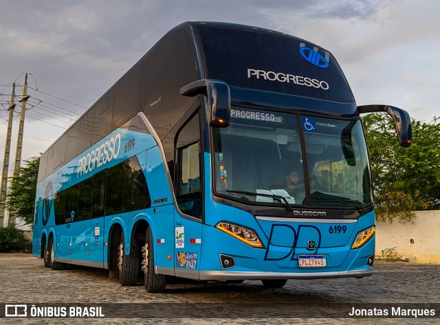 Auto Viação Progresso 6199 na cidade de Petrolina, Pernambuco, Brasil, por Jonatas Marques. ID da foto: 8392019.