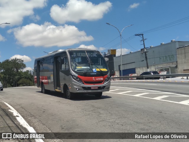 Allibus Transportes 4 5156 na cidade de São Paulo, São Paulo, Brasil, por Rafael Lopes de Oliveira. Número da foto: #8391201.