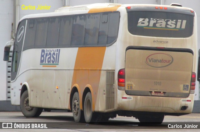 Trans Brasil > TCB - Transporte Coletivo Brasil 1010 na cidade de Goiânia, Goiás, Brasil, por Carlos Júnior. ID da foto: 8391903.