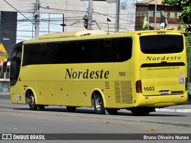 Viação Nordeste 1603 na cidade de Fortaleza, Ceará, Brasil, por Bruno Oliveira Nunes. Número da foto: #8393153.