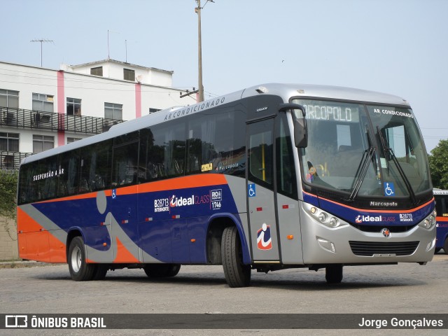 Viação Ideal B28713 na cidade de Rio de Janeiro, Rio de Janeiro, Brasil, por Jorge Gonçalves. Número da foto: #8394123.