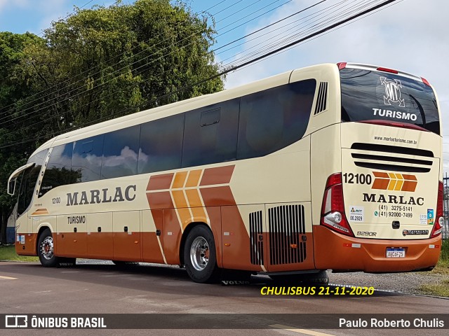 Marlac Turismo 12100 na cidade de Curitiba, Paraná, Brasil, por Paulo Roberto Chulis. ID da foto: 8395082.