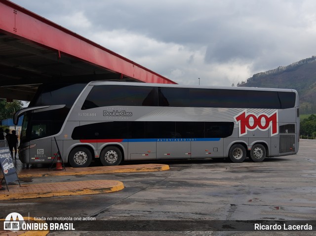 Auto Viação 1001 RJ 108.684 na cidade de Queluz, São Paulo, Brasil, por Ricardo Lacerda. Número da foto: #8395037.