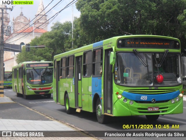 Taguatur - Taguatinga Transporte e Turismo 03459 na cidade de Teresina, Piauí, Brasil, por Francisco de Assis Rodrigues da Silva. Número da foto: #8393231.