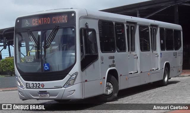 Auto Viação São José dos Pinhais EL332 na cidade de Curitiba, Paraná, Brasil, por Amauri Caetano. ID da foto: 8393816.