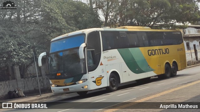 Empresa Gontijo de Transportes 14475 na cidade de Campinas, São Paulo, Brasil, por Asprilla Matheus. ID da foto: 8395468.