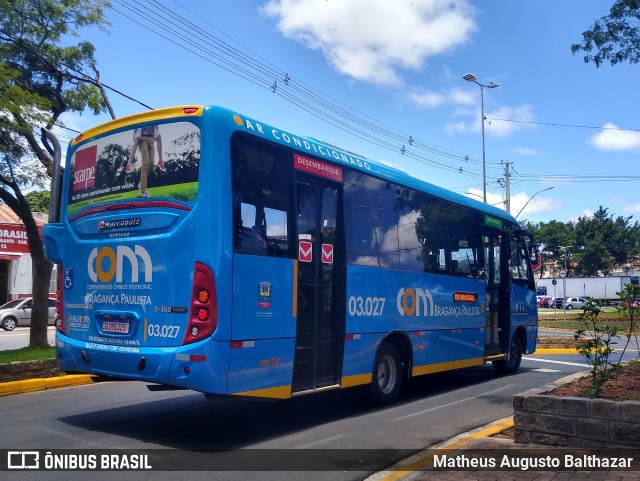 JTP Transportes - COM Bragança Paulista 03.027 na cidade de Bragança Paulista, São Paulo, Brasil, por Matheus Augusto Balthazar. Número da foto: #8393670.