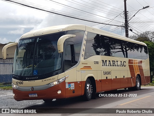 Marlac Turismo 12100 na cidade de Curitiba, Paraná, Brasil, por Paulo Roberto Chulis. ID da foto: 8395064.