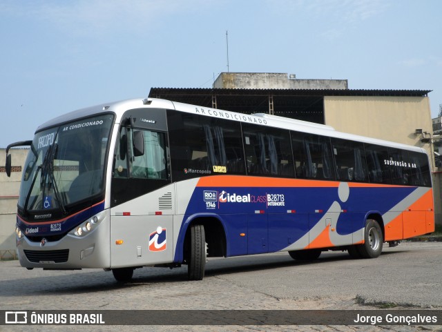 Viação Ideal B28713 na cidade de Rio de Janeiro, Rio de Janeiro, Brasil, por Jorge Gonçalves. Número da foto: #8397279.