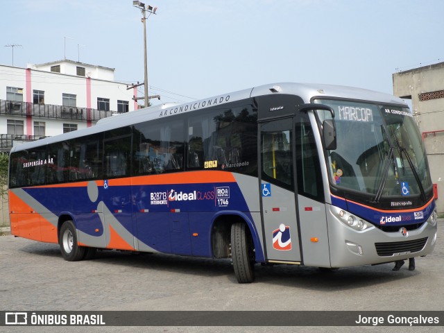 Viação Ideal B28713 na cidade de Rio de Janeiro, Rio de Janeiro, Brasil, por Jorge Gonçalves. Número da foto: #8397187.
