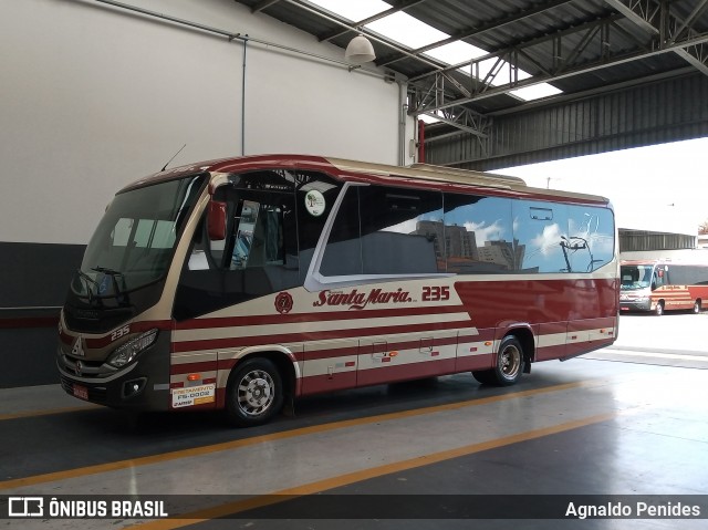 Santa Maria Fretamento e Turismo > Transportes Santa Maria(SP) 235 na cidade de São Bernardo do Campo, São Paulo, Brasil, por Agnaldo Penides. Número da foto: #8398310.