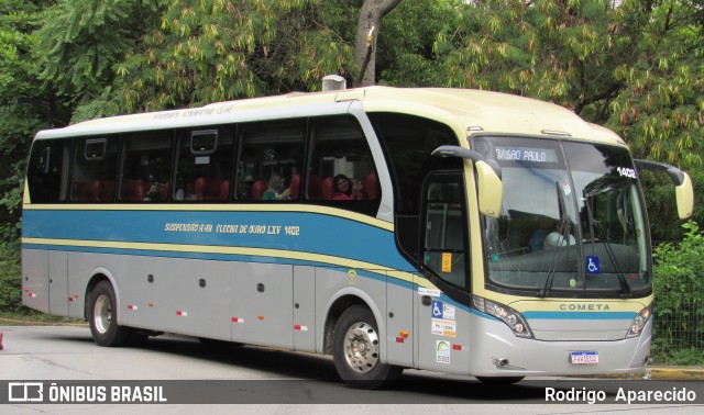 Viação Cometa 1402 na cidade de São Paulo, São Paulo, Brasil, por Rodrigo  Aparecido. Número da foto: #8397843.