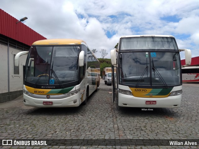 Empresa Gontijo de Transportes 12870 na cidade de João Monlevade, Minas Gerais, Brasil, por Wilian Alves. ID da foto: 8398451.