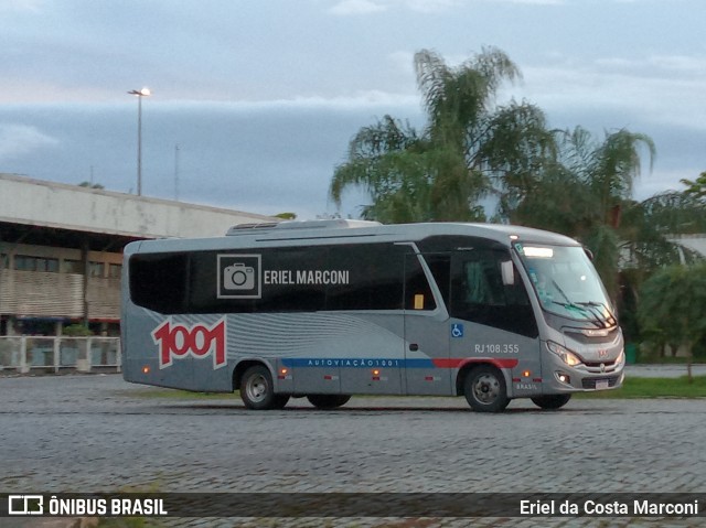 Auto Viação 1001 RJ 108.355 na cidade de Campos dos Goytacazes, Rio de Janeiro, Brasil, por Eriel da Costa Marconi. ID da foto: 8397375.