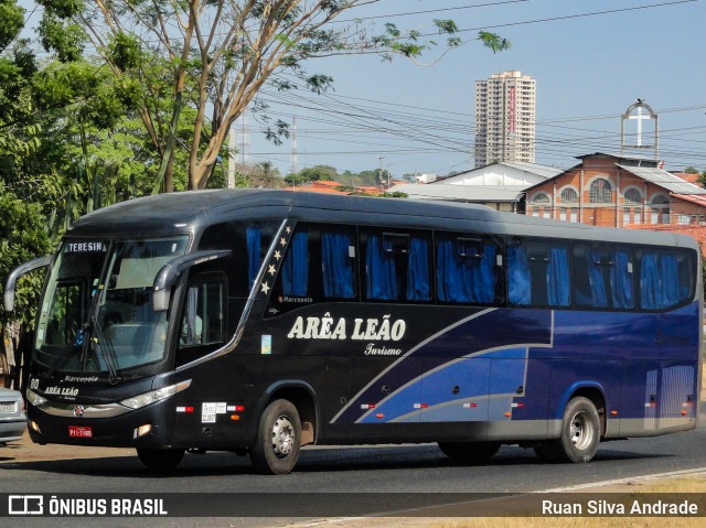 Arêa Leão Turismo 80 na cidade de Teresina, Piauí, Brasil, por Ruan Silva Andrade. ID da foto: 8396753.