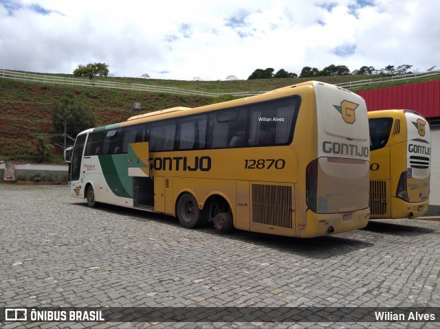 Empresa Gontijo de Transportes 12870 na cidade de João Monlevade, Minas Gerais, Brasil, por Wilian Alves. ID da foto: 8398374.