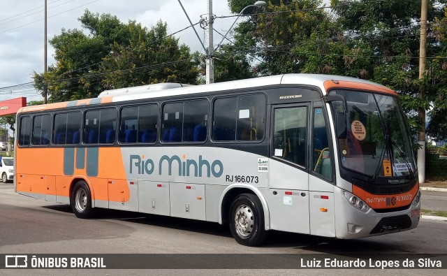 Transturismo Rio Minho RJ 166.073 na cidade de Niterói, Rio de Janeiro, Brasil, por Luiz Eduardo Lopes da Silva. ID da foto: 8398328.