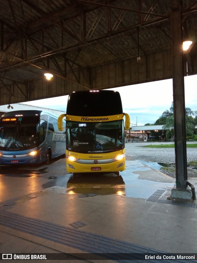 Viação Itapemirim 20001 na cidade de Campos dos Goytacazes, Rio de Janeiro, Brasil, por Eriel da Costa Marconi. ID da foto: 8400831.