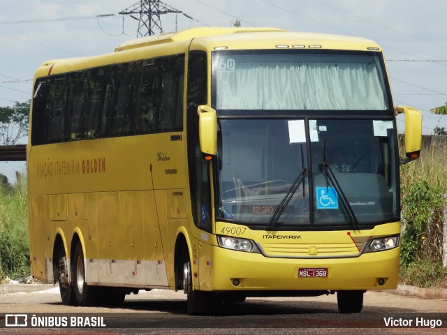 Viação Itapemirim 49007 na cidade de Santa Maria do Pará, Pará, Brasil, por Victor Hugo. Número da foto: #8400941.
