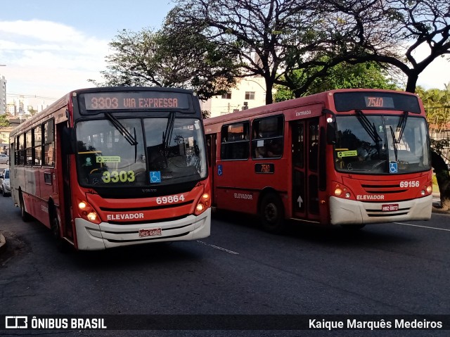 Viação Santa Edwiges 69864 na cidade de Belo Horizonte, Minas Gerais, Brasil, por Kaique Marquês Medeiros . Número da foto: #8400600.