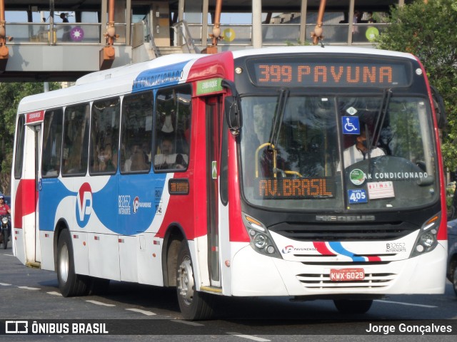 Viação Pavunense B32652 na cidade de Rio de Janeiro, Rio de Janeiro, Brasil, por Jorge Gonçalves. ID da foto: 8400775.