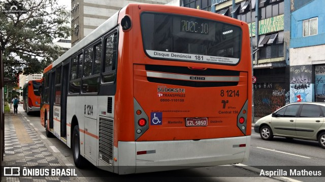 TRANSPPASS - Transporte de Passageiros 8 1214 na cidade de São Paulo, São Paulo, Brasil, por Asprilla Matheus. ID da foto: 8401464.