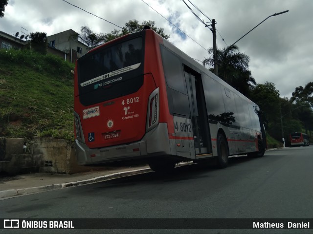 Express Transportes Urbanos Ltda 4 8012 na cidade de São Paulo, São Paulo, Brasil, por Matheus  Daniel. Número da foto: #8400197.