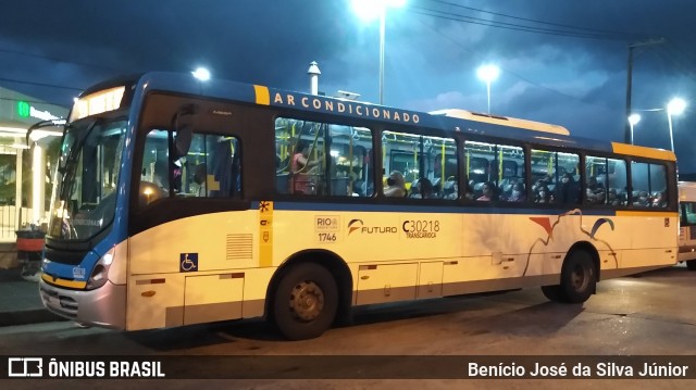 Transportes Futuro C30218 na cidade de Rio de Janeiro, Rio de Janeiro, Brasil, por Benício José da Silva Júnior. ID da foto: 8401092.