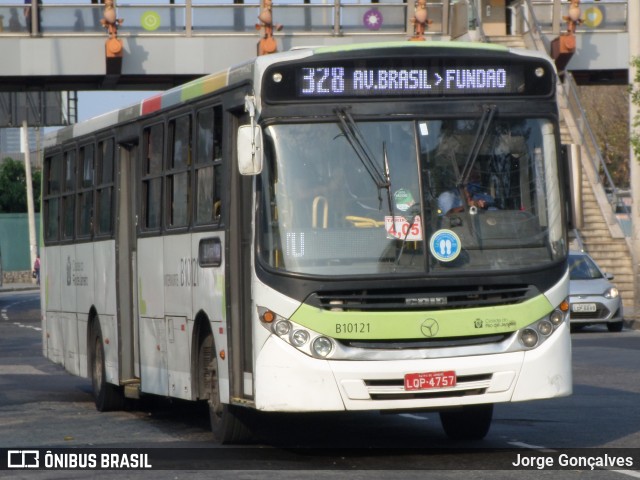 Transportes Paranapuan B10121 na cidade de Rio de Janeiro, Rio de Janeiro, Brasil, por Jorge Gonçalves. Número da foto: #8402667.