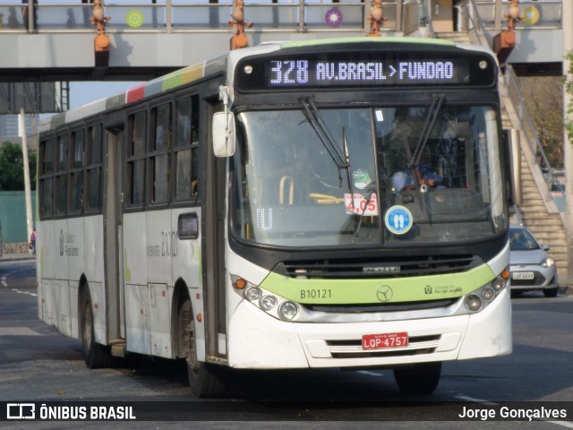 Transportes Paranapuan B10121 na cidade de Rio de Janeiro, Rio de Janeiro, Brasil, por Jorge Gonçalves. ID da foto: 8402667.