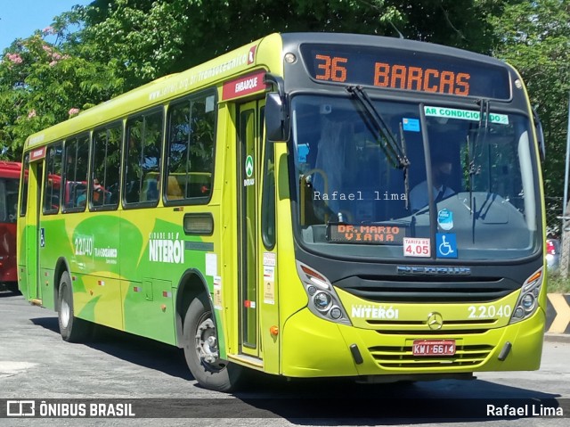 Santo Antônio Transportes Niterói 2.2.040 na cidade de Niterói, Rio de Janeiro, Brasil, por Rafael Lima. Número da foto: #8404196.