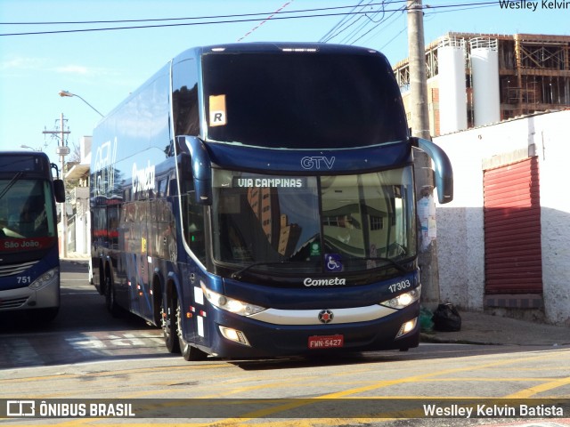 Viação Cometa 17308 na cidade de Sorocaba, São Paulo, Brasil, por Weslley Kelvin Batista. ID da foto: 8403084.