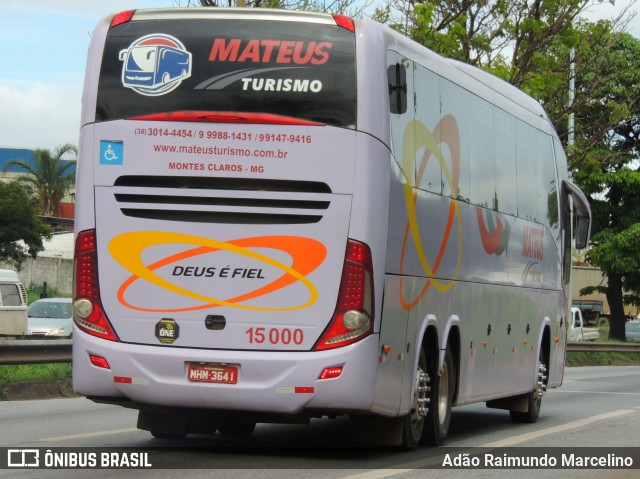 Mateus Turismo 15000 na cidade de Belo Horizonte, Minas Gerais, Brasil, por Adão Raimundo Marcelino. ID da foto: 8404273.