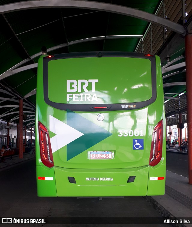 Auto Ônibus São João 33001 na cidade de Feira de Santana, Bahia, Brasil, por Allison Silva. Número da foto: #8402205.