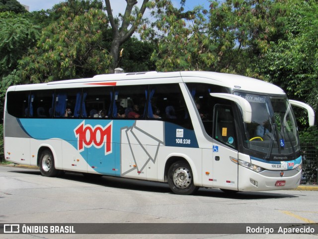 Auto Viação 1001 108.238 na cidade de São Paulo, São Paulo, Brasil, por Rodrigo  Aparecido. ID da foto: 8403572.