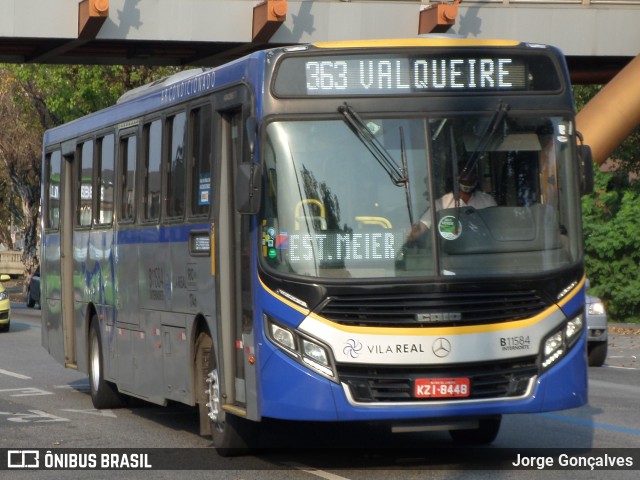 Viação Vila Real B11584 na cidade de Rio de Janeiro, Rio de Janeiro, Brasil, por Jorge Gonçalves. Número da foto: #8402725.