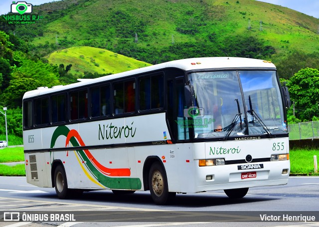 Viação Niterói 855 na cidade de Petrópolis, Rio de Janeiro, Brasil, por Victor Henrique. ID da foto: 8403776.