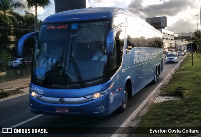 Viação Águia Branca 24400 na cidade de Cariacica, Espírito Santo, Brasil, por Everton Costa Goltara. Número da foto: #8405013.